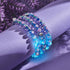 Blue Hibiscus | Firework Glass Garden Bracelet